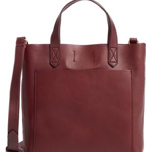 Madewell Burgundy Small Transport Tote Crossbody